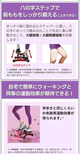 健康ステッパー ナイスデイ（専用ハンドル付き）