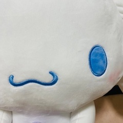 (受け渡し予定者とお話中)BIG シナモロール ぬいぐるみの画像