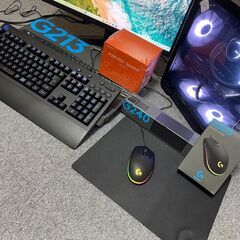 🎮 MSI＆ロジクール統一✨ Ryzen7 5700x RTX3060Ti搭載ゲーミングPC＋24型165Hzモニターフルセットの画像