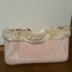 未使用　ピンク大きめバック　の画像