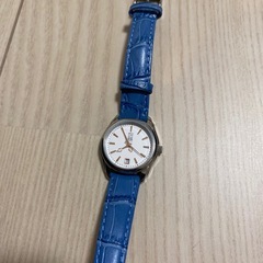 レディース 腕時計 水色レザーの画像