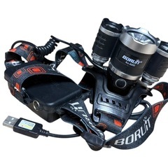 BORUiT RJ-3000 USB充電式ヘッドランプの画像