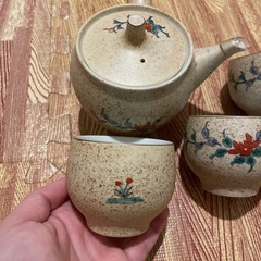 有田焼幸山急須湯呑みセットの画像