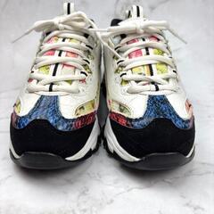 【美品】SKECHERS スケッチャーズ ゴルフシューズ 花柄 スニーカー 23の画像