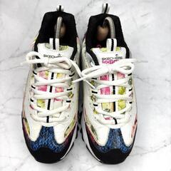 【美品】SKECHERS スケッチャーズ ゴルフシューズ 花柄 スニーカー 23の画像