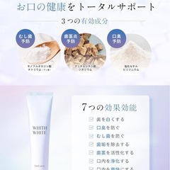⭐️ホワイトニングケア⭐️ WHITH WHITE(フィス ホワイト) 歯磨き粉⭐️新品未開封の画像