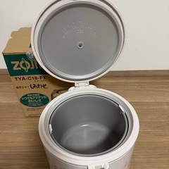 象印 電子保温ジャー しあわせ 1升用 スイートピー TYA-C18-FXの画像