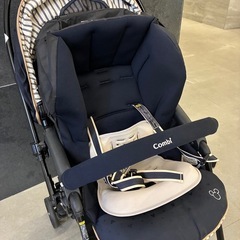 【美品】コンビ　ベビーカー　メチャカルハンディ　オート４キャス　コンパクトHGの画像