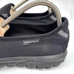 【軽量】SKECHERS Go walk スリッポン W6 23 ブラックの画像