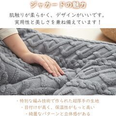 Housecover こたつ掛布団 正方形 あったかこたつふとん 冬用 暖かい フランネル リバーシブル 両面使える 厚手 蓄熱わた使用 洗える 静電気防止 毛抜けない 柔らかい 抗菌防臭 無地 大判 単品売り 約190×190cm グレーの画像