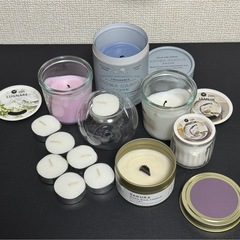 アロマキャンドル　（開封済み）の画像