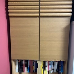 無垢材本棚、2点セット180高さ×32幅×40奥行き2点ですの画像