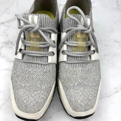 【新品】fitfitフィットフィット メッシュスニーカー 23.5 グレーの画像