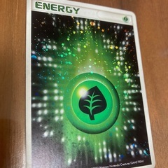 ポケモンカード　キラ　エネルギーカード　くさの画像