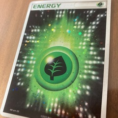 ポケモンカード　キラ　エネルギーカード　くさの画像