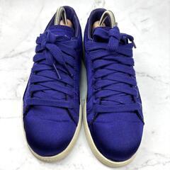 【希少】sergio rossi PUMA コラボ スニーカー 23 紫 サテンの画像