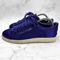 【希少】sergio rossi PUMA コラボ スニーカー 23 紫 サテンの画像