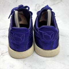 【希少】sergio rossi PUMA コラボ スニーカー 23 紫 サテンの画像