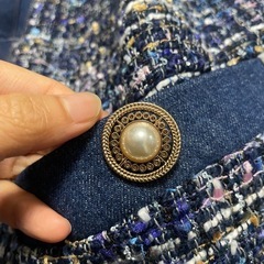 cc風ツイードとデニムの人気デザイン、Mサイズの画像