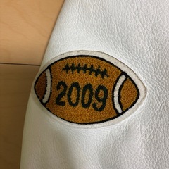 金沢大学アメフト部　革製スタジャン　フルデコ！の画像