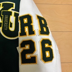 金沢大学アメフト部　革製スタジャン　フルデコ！の画像