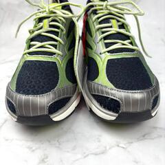 【新品】MBT スニーカー 36 22.3 ネイビー/グリーン ダイエットの画像