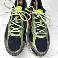 【新品】MBT スニーカー 36 22.3 ネイビー/グリーン ダイエットの画像