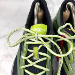 【新品】MBT スニーカー 36 22.3 ネイビー/グリーン ダイエットの画像