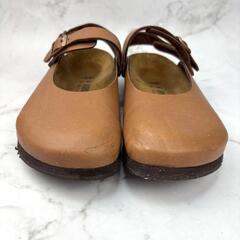 【美品】BIRKENSTOCK モロッコ ライトブラウン スリッポン 23の画像