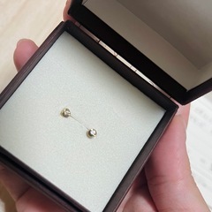 K10 ダイヤモンド　ピアスの画像