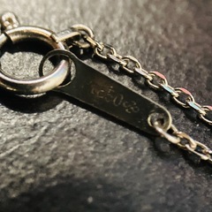 ★ネックレス★pt850 プラチナ　ダイヤモンド付き　レディースの画像