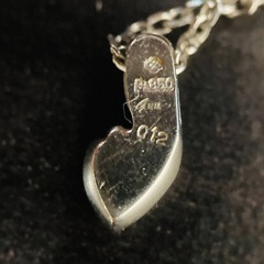 ★ネックレス★pt850 プラチナ　ダイヤモンド付き　レディースの画像