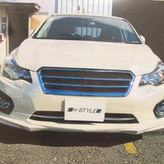 希少社外H-STYLEメッキグリル インプレッサスポーツ GP G4 スバルの画像