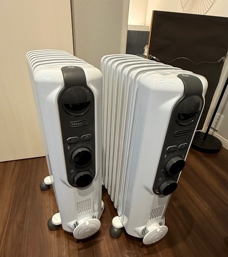 デロンギ 購入 オイルヒーター2台 デロンギ オイルヒーター 2台