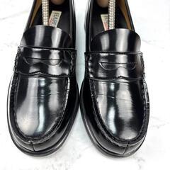 【美品】HARUTA ハルタ 24 コインローファー レザー ブラックの画像