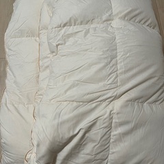 羽毛布団 シングルサイズ 日本製 400dp ホワイトダックダウンの画像