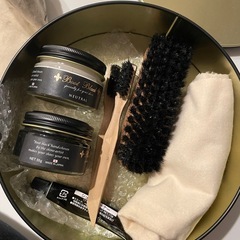 【Boot Black】ブートブラックSHOE CARE SET SIDE CAR BBサイドカー丸缶8点　の画像