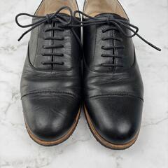 【人気】MARGARETHOWELL idea オックスフォード 革靴 23cmの画像