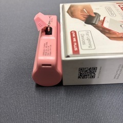 iWalk モバイルバッテリー ピンク Lightningの画像