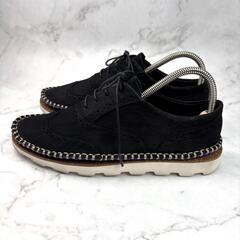 【人気】Clarks クラークス スリッポン スニーカー スエード 黒 23.5の画像
