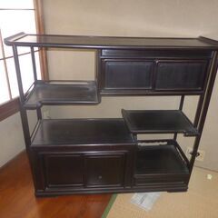 紫檀の飾棚を譲りますの画像