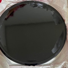 【新品】山中漆器　丸盆　立雛の画像