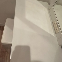 ✨白ドレッサー＆収納スツールセット✨の画像