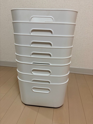 無印良品  やわらかポリエチレンけケース8こ個セット