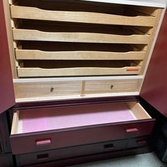 【さくらの木製タンス】しっかりした造り・美品！_002の画像