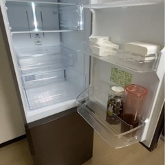 【11/10~15引き取り限定】冷蔵庫 SHARP 2017年製 の画像
