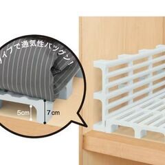 ★ 高脚 プラすのこ 4枚 押し入れ 布団収納 スノコ ホワイトの画像
