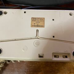 【昭和レトロ】電話機　プッシュホン　800-2P 日本電信電話株式会社　認定番号 P85-0121-0【動作未確認】の画像