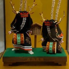 ★勇壮！！南部鹿踊の飾り物ケース入り（花巻鹿踊の飾り物のおまけ付き！！）★の画像