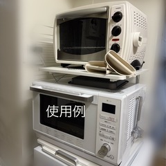 【決まりました🙂‍↕️】冷蔵庫上ラック？レンジラック？の画像